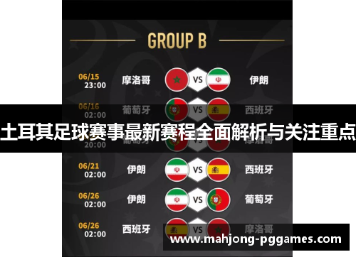 土耳其足球赛事最新赛程全面解析与关注重点